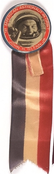 Glenn First in Orbit Pin and Ribbon