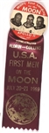 Apollo 11 Mans First Landing on the Moon Pin, Ribbon