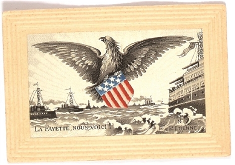 Lafayette, We are Here Postcard
