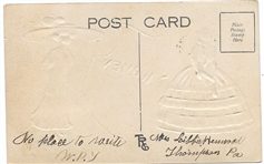 Ways of Woman Past Finding Out Postcard