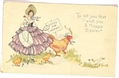 Votes for Women Happy Easter Postcard