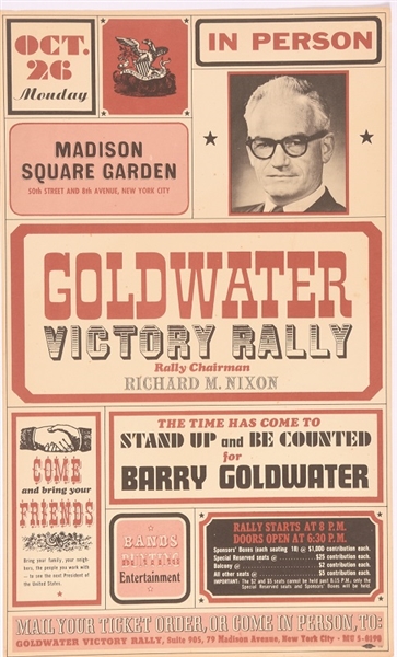 Goldwater New York Rally Poster