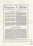 Eugene V. Debs Pamphlet