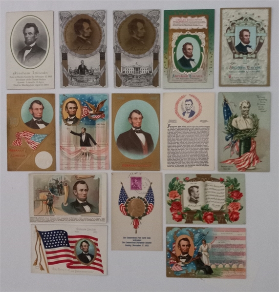 Group of Lincoln Memorial Postcards