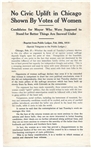 Chicago Anti Suffrage Flyer