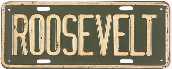 Franklin Roosevelt Green License