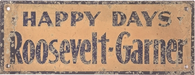FDR-Garner Happy Days License