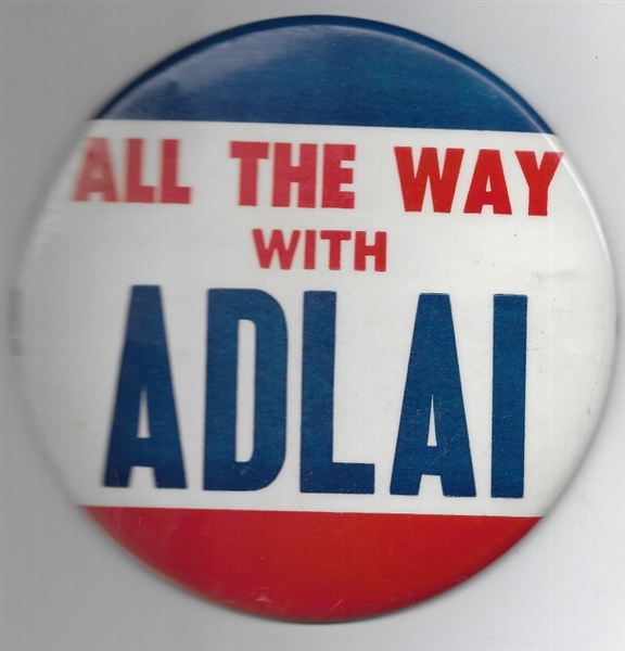 All the Way With Adlai 6-Inch Celluloid