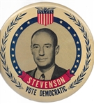 Stevenson Vote Democratic 9-Inch Celluloid