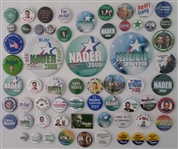 Collection of Ralph Nader Pins