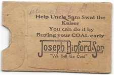 WW I Swat the Kaiser Uncle Sam Flasher Card