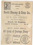 Harrison, Morton New York Trade Card