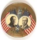Taft, Sherman Rare Flag and Fasces Jugate