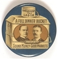 McKinley, Roosevelt Blue Dinner Bucket, No Pince Nez String