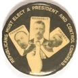 Roosevelt, Fairbanks, Cassel Pennsylvania Coattail
