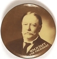 William Howard Taft Sepia Celluloid