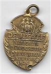 Davis 1924 Convention Delegate Badge
