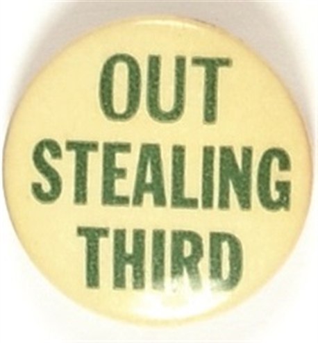 Out Stealing Third
