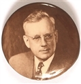 Alf Landon Sepia Celluloid
