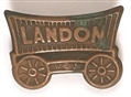 Landon Metal Wagon Pinback
