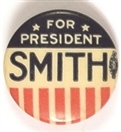 Smith for President Red, White Stripes Celluloid