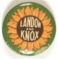 Landon, Knox Sunflower With Green Background