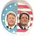 Clinton, Gore American Flag Jugate