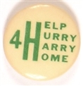 Help Hurry Harry Home Green Letters