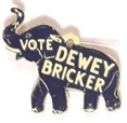 Vote Dewey and Bricker Tab