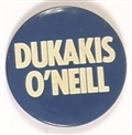 Dukakis, ONeill Massachusetts Pin
