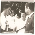 Bill Clinton with JFK Celluloid