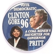 Clinton, Gore, Pritt West Virginia Coattail