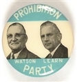 Watson and Learn Prohibition Party