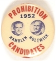 Hamblen, Holtwick Prohibition Party