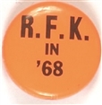 RFK in 68 Orange Celluloid