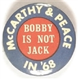 McCarthy Bobby is Not Jack