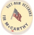 Vietnam Veterans for McCarthy