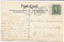 Gov. Hughes Postcard