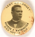 Booker T. Washington Lest We Forget