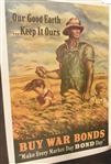 World War II Good Earth Poster