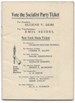 Debs, 1912 Socialist Party Program