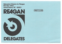 Reagan Nebraska Paper Postcard