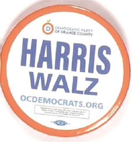 Harris, Walz Orange County, California