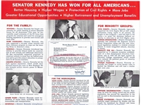 Kennedy Massachusetts Senator Pamphlet