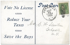 Saloons Can't Run Without Boys and Girls Postcard