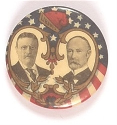 Roosevelt, Fairbanks Liberty Cap Jugate