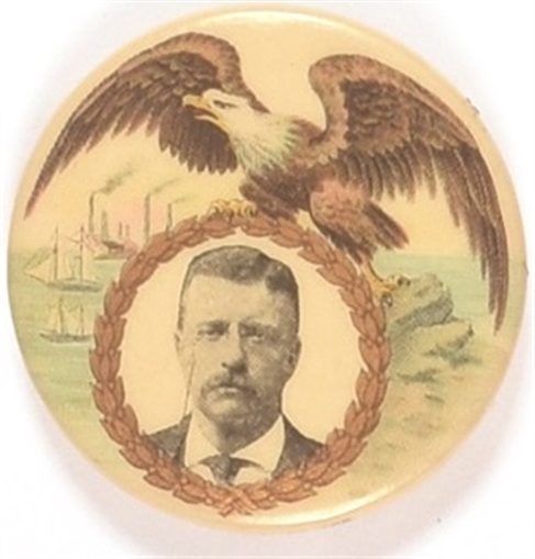 Roosevelt Eagle and Ships Celluloid