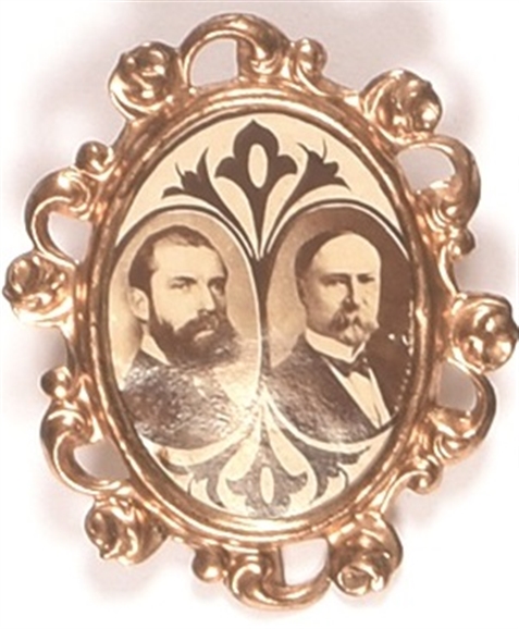 Hughes, Fairbanks Framed Sepia Cameo Jugate