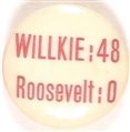 Willkie 48, Roosevelt 0