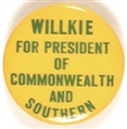 Willkie for President of Commonwealth and Southern